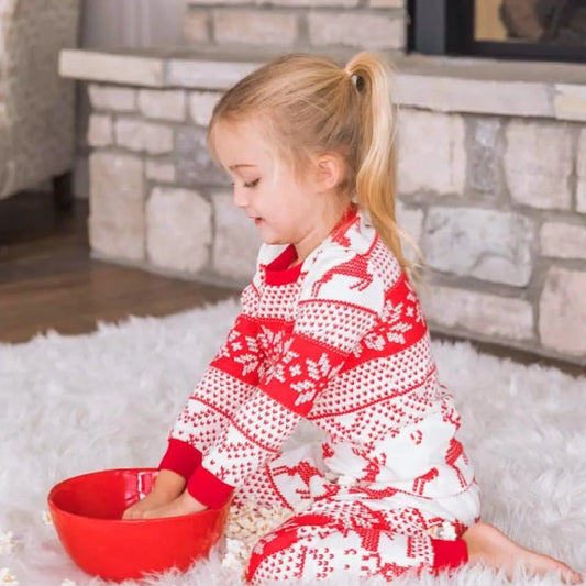 Christmas Family Matching Pyjamas. 2 Pieces Suit Adult Kids Sleepwear. Merry Christmas Gift