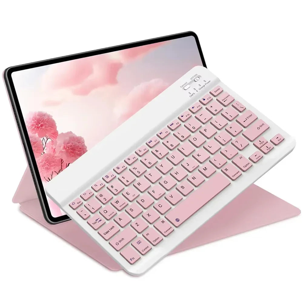Bluetooth Keyboard for iPad 10th Generation, iPad Pro 13 12 11 10 9 8 7 Inch iPad Air 13 11th iPad Mini Samsung Tablets